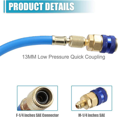 Iniettore Manuale Olio e Colorante per Compressori Auto Rapido