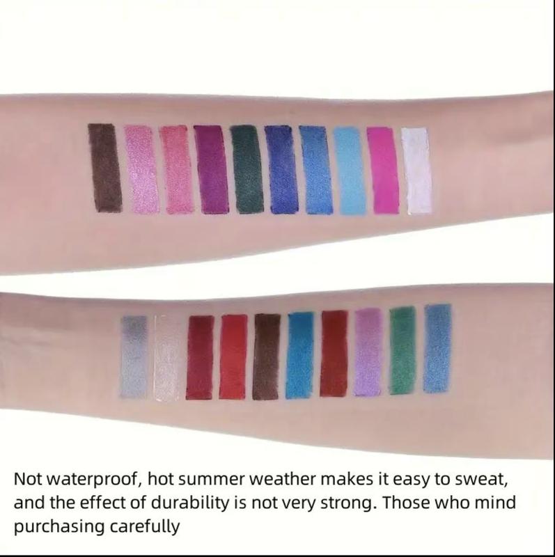 Colorata Matita Eyeliner 12 Colori Effetto Perlato Luminoso