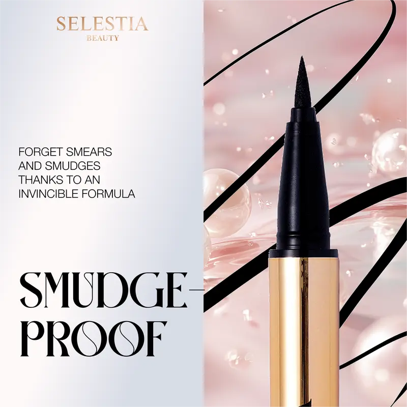 Tratto Preciso Eyeliner Liquido Resistente Sbavature Punta Feltro
