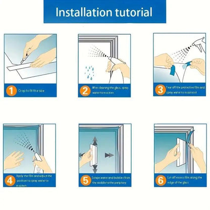 Protezione Privacy Pellicola Vetri Effetto Specchio One-Way