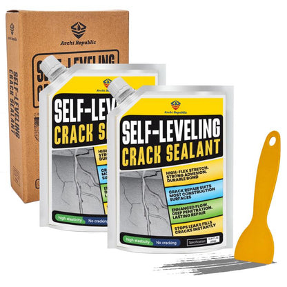 Sigillante per Calcestruzzo 17,6 oz, Impermeabile e ad Asciugatura Rapida per Riparazione di Crepe