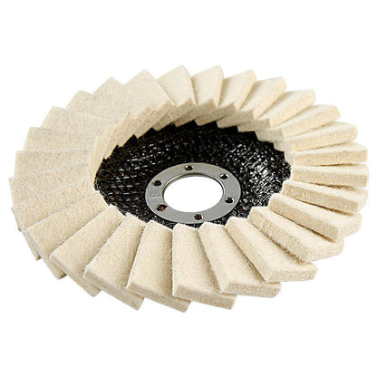 Finitura Lucida Set Ruote Lucidanti in Lana 5 Pollici Resistente