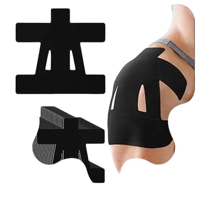Supporto Spalla Impermeabile con Tape Kinesiologico Pretagliato