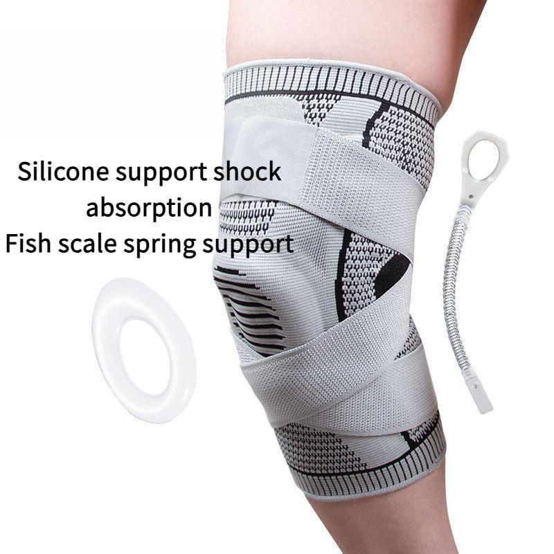 Supporto Compressivo per Ginocchia con Doppio Bracciale Sportivo