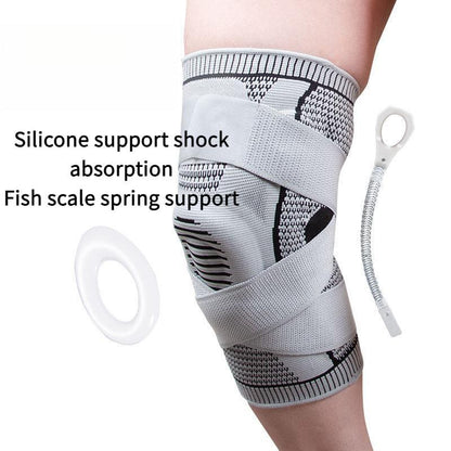 Supporto Compressivo per Ginocchia con Doppio Bracciale Sportivo