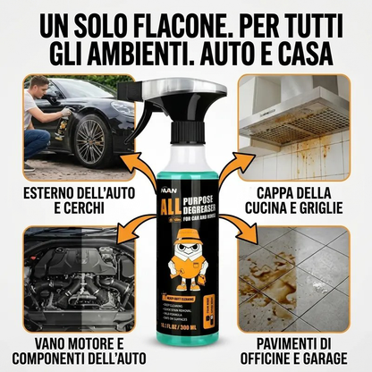 Pulizia Rapida Multiuso Spray per Auto e Casa 300ml