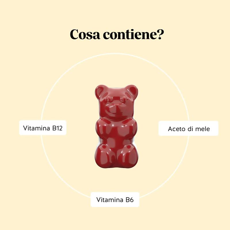 Sgonfia La Pancia Vitamine Gommose Con Enzimi Vegetali Vegane