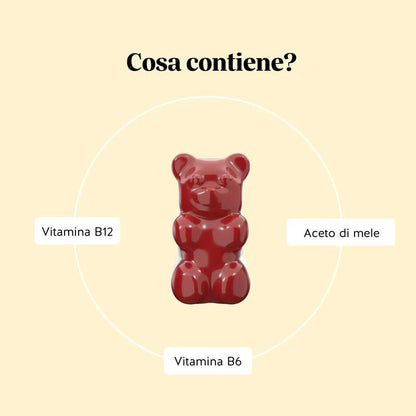 Sgonfia La Pancia Vitamine Gommose Con Enzimi Vegetali Vegane