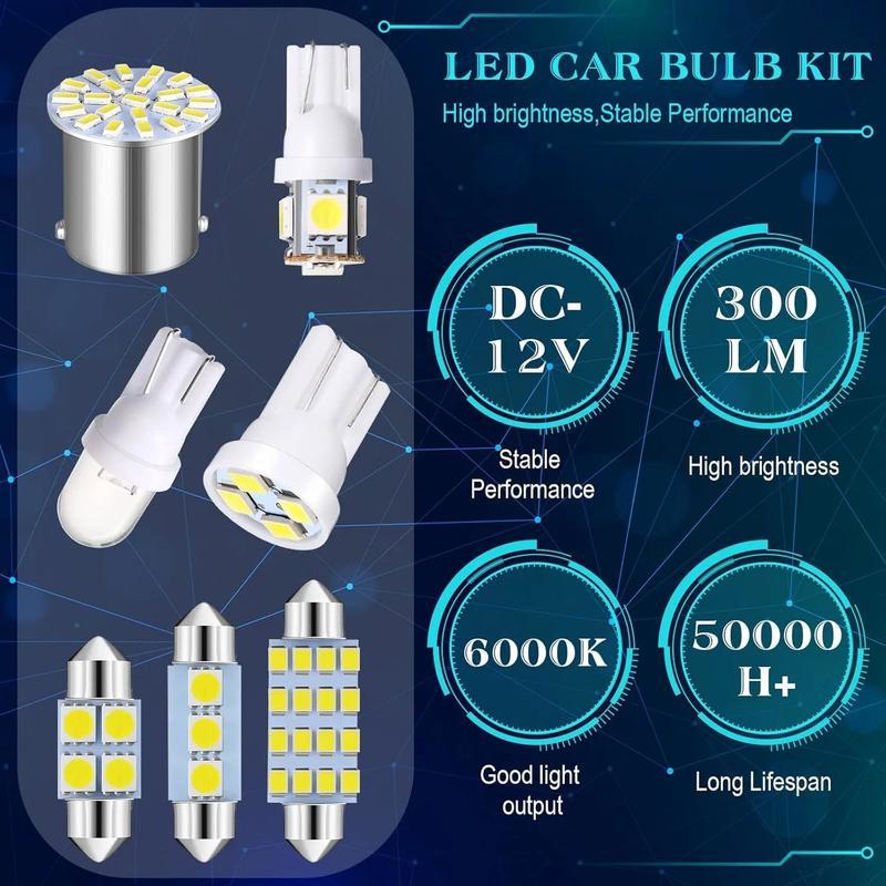 Illuminazione Interna Auto Kit LED 70 Pezzi Alta Luminosità