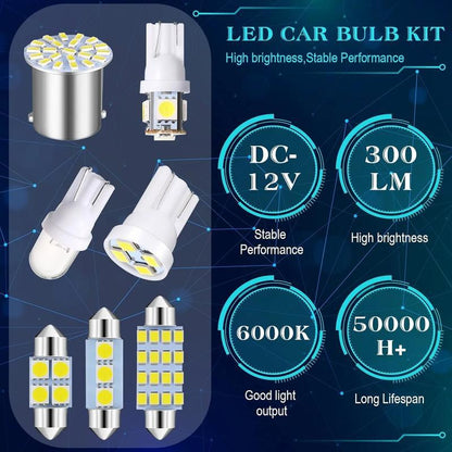 Illuminazione Interna Auto Kit LED 70 Pezzi Alta Luminosità