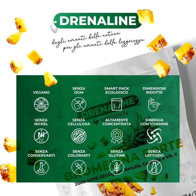 Drenaggio Digestivo Integratore Cellulite Bromelina Vitamina C