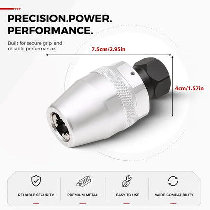 Rimozione Viti Rotte Set Estrattore 6-13mm Manuale Resistente