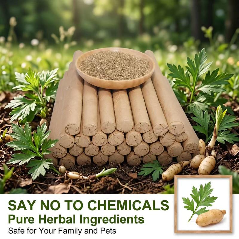 Confezione da 30 - Aromaterapia Calmante Incenso Mugwort Lenta Combustione