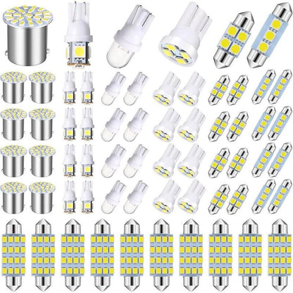 Illuminazione Interna Auto Kit LED 70 Pezzi Alta Luminosità