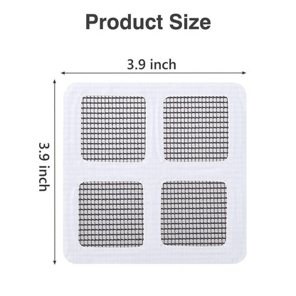 Protezione Anti-Intasamento Filtro Scarico Doccia Adesivo 12pz
