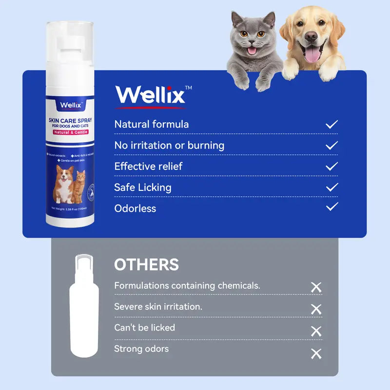 Sollievo Prurito Spray Animali Formula Vegetale 80ml