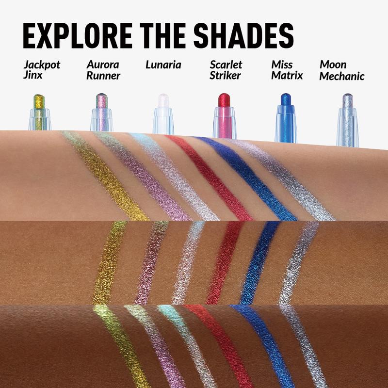 Eyeliner Glow Melt-On Resistente All'Acqua Effetto Multicromatico