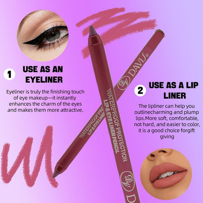 Colorata Matita Eyeliner 12 Colori Effetto Perlato Luminoso