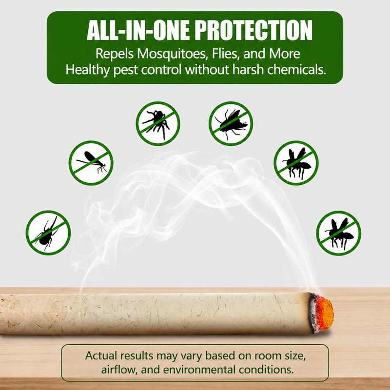 Confezione da 30 - Aromaterapia Calmante Incenso Mugwort Lenta Combustione