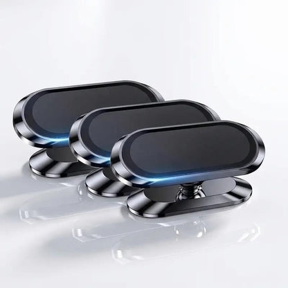 Confezione da 2 - Supporto Auto Magnetico Universale con Rotazione 360° e Ventosa