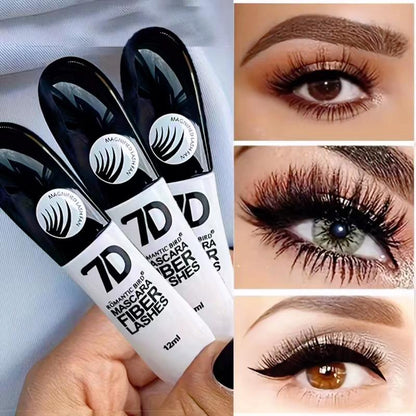 Volume e Lunghezza Mascara a Fibre di Seta Resistente all'Acqua