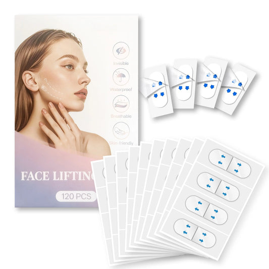 Confezione da 120 pezzi - Nastro Invisibile per Lifting