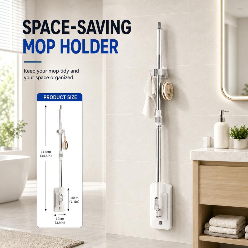 Pulizia Leggera Mop Pavimenti Microfibra Panno Rimovibile 360°