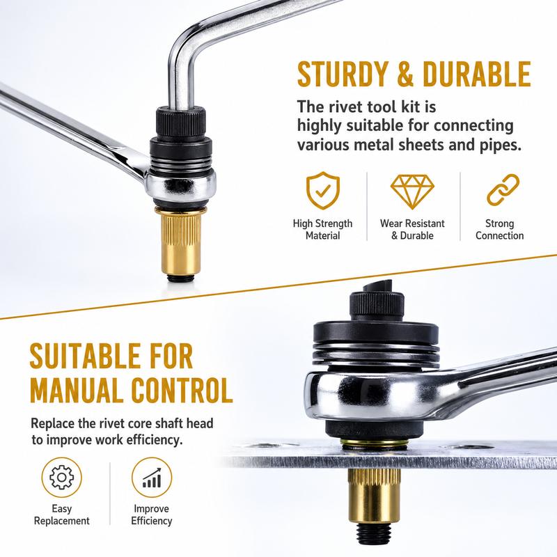 Riparazione Auto Rivettatrice Manuale Acciaio Carbonio Kit