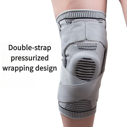 Supporto Compressivo per Ginocchia con Doppio Bracciale Sportivo