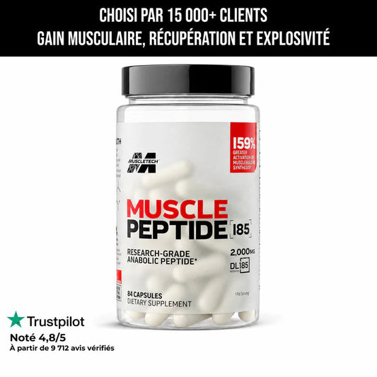 Dileucina, peptide muscolare 185 - 84 capsule