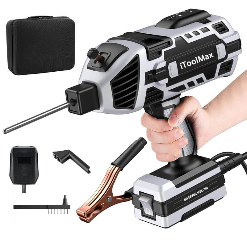 Kit saldatore portatile 5 in 1: saldatore intelligente con cassetta degli attrezzi completa