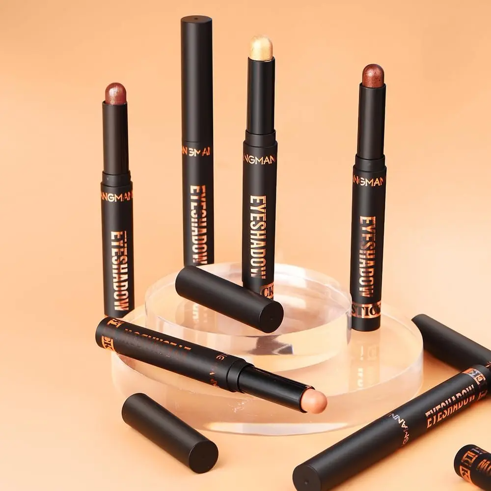 Ombretti Mat e Luminosi in Stick 8 Pezzi Waterproof Pigmentati