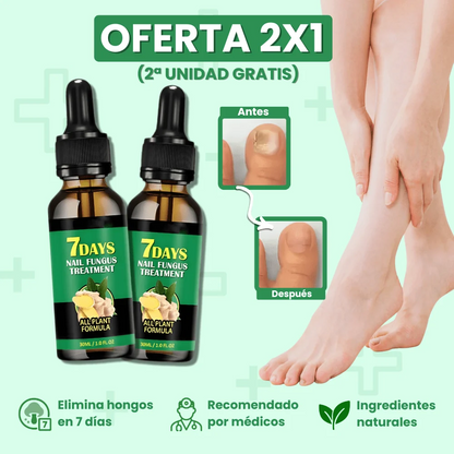 TRATTAMENTO ANTIFUNGINO 100% NATURALE DI 7 GIORNI (2x1)
