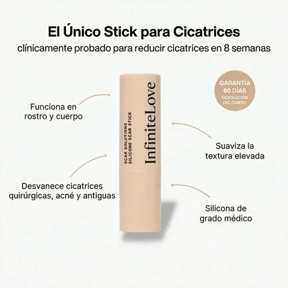 Stick Riparatore di Cicatrici con Silicone Medico – Leviga e Riduce i Segni Visibili