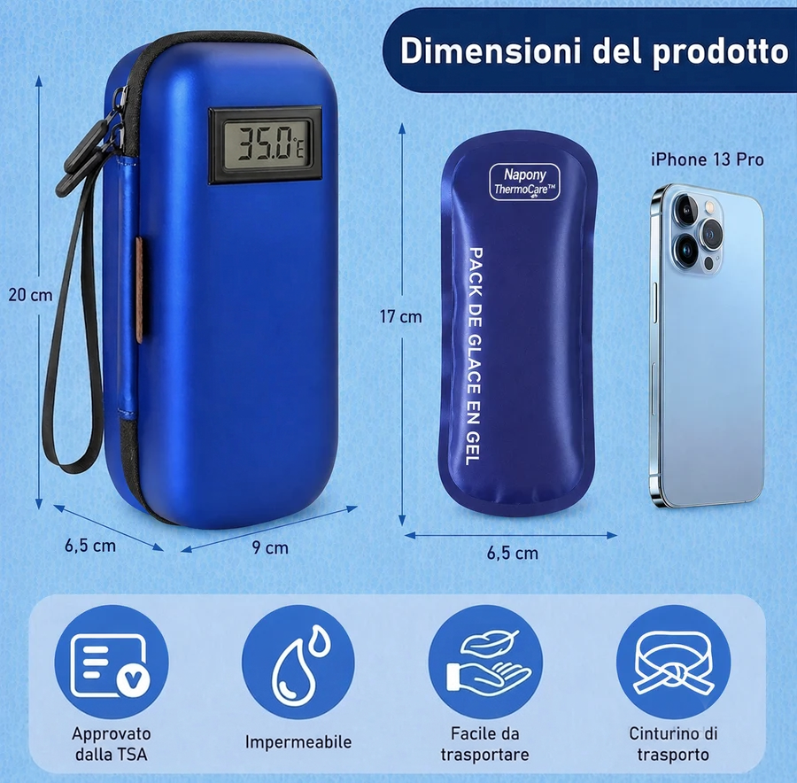 Palamot ThermoCare™ Custodia Isotermica per Insulina