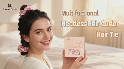 Bigodino Satinato Multiuso Per Capelli Grandi Con Scrunchie