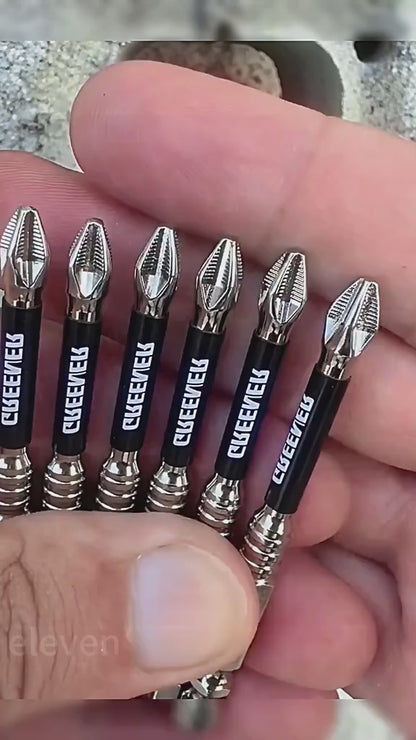 (Confezione da 9) - Resistenza All’Impatto Punta Avvitatore Antiscivolo Magnetica