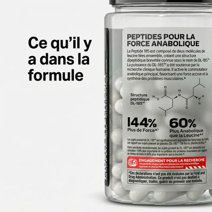 Dileucina, peptide muscolare 185 - 84 capsule